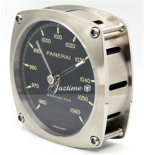 Panerai Pam 582 Barometer Stainless Steel Wall Clock Brand New