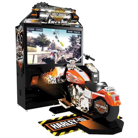 Built like a tank, but sleek like a ferrari. 55" Harley Davidson Motor Cycles Arcade Hire - Melbourne ...