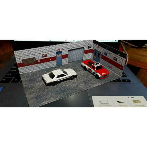 part 5 diorama papercraft diorama garage part 5 diorama papercraft garasi diorama shopee