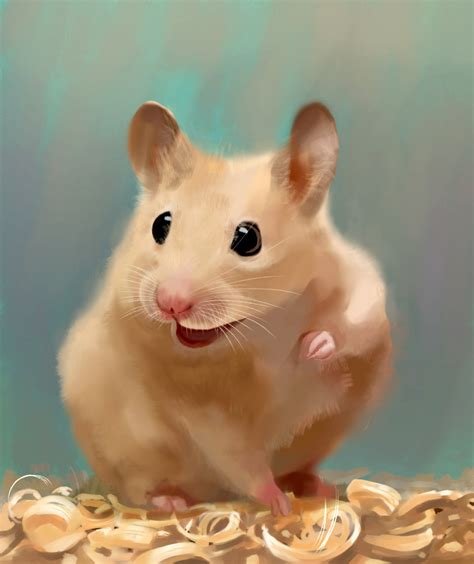 Hamster Painting