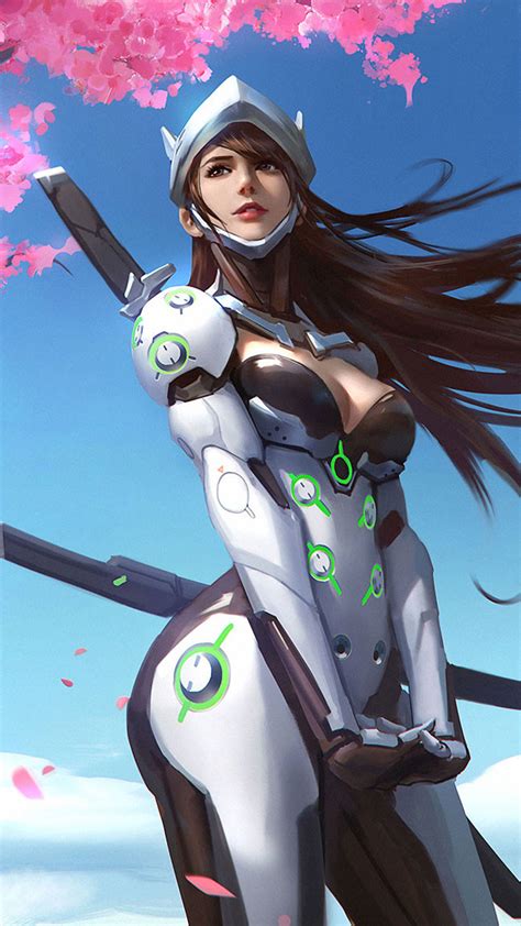 X Genji Overwatch Girl Sony Xperia X XZ Z Premium HD K Wallpapers Images Backgrounds