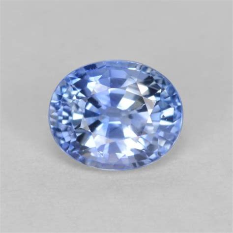 Loose 051 Ct Oval Blue Sapphire Gemstone For Sale 49 X 41 Mm