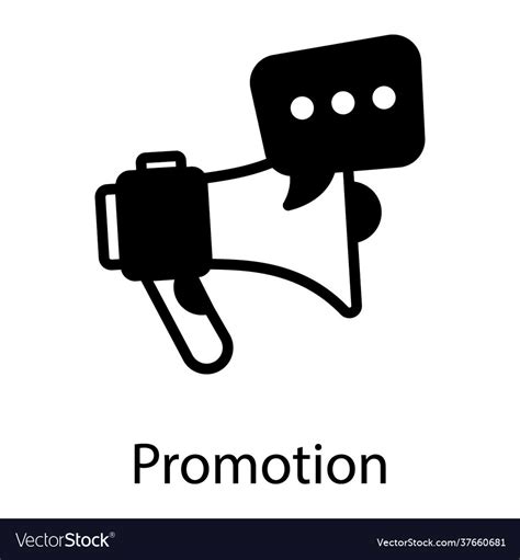 Promotion Royalty Free Vector Image Vectorstock