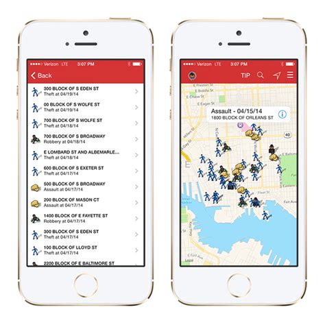 Provides Crime Maps At The Neighborhood Level And Sends