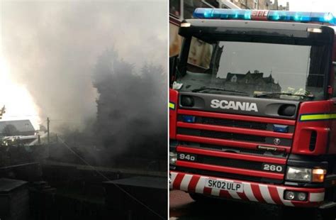Fife Scrapyard Fire Sees Dozens Of Firefighters Race To Tackle Early