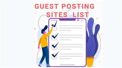 100+ Unique Guest Posting Sites List (Tested & Updated 2021)