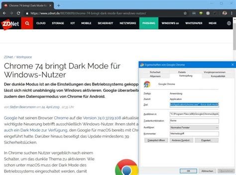 Google chrome 74 has just released to the public today, and it includes a dark mode for windows 10. Chrome 74 bringt Dark Mode für Windows-Nutzer