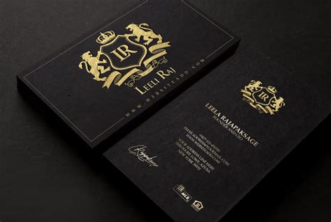 Create Luxury Business Card Design By Leelilk