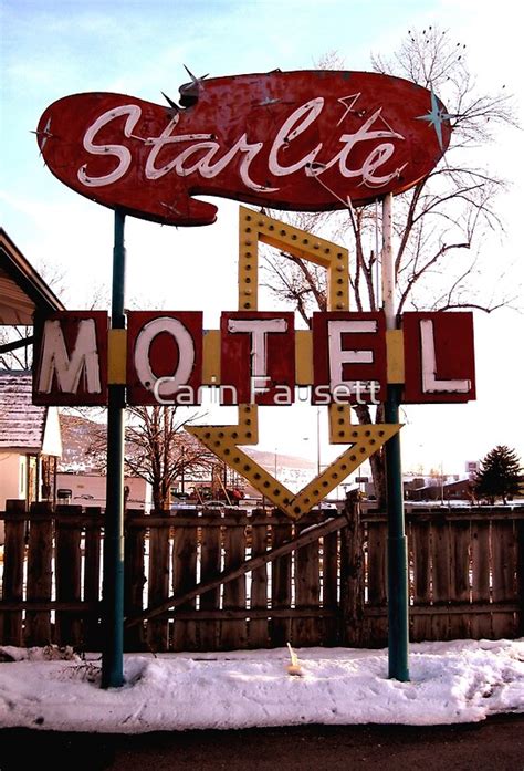 Starlite Motel By Carin Fausett Redbubble