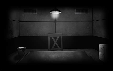 Interrogation Room Zoom Background Man Sitting At Desk In