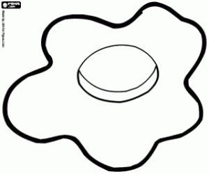 This high quality transparent png images is totally free on pngkit. A fried egg, English breakfast coloring page | Food ...