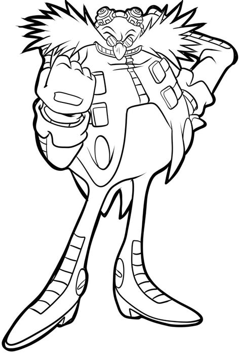 coloring dr eggman robotnik sonic sketch coloring page the best porn website