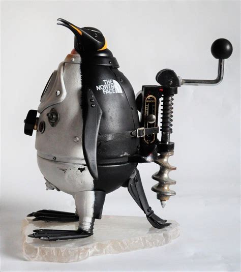 Pingvinas11 Steampunk Esculturas Artistas