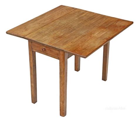Simple is always better, and this table is as simple as it gets. Drop Leaf Scrub Top Pine Kitchen Dining Table - Antiques Atlas