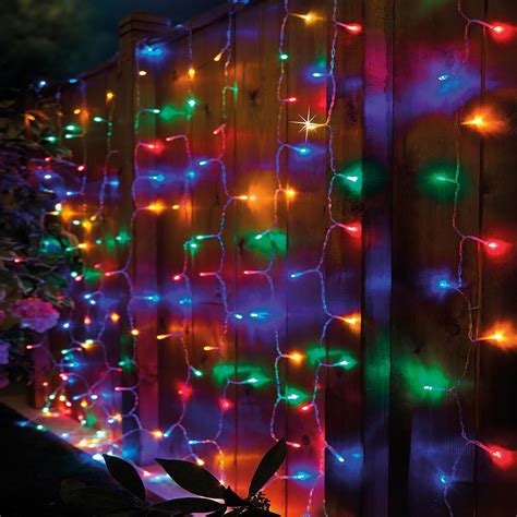 200 Led Solar Curtain Lights Solar Garden Lighting Coopers Of Stortford
