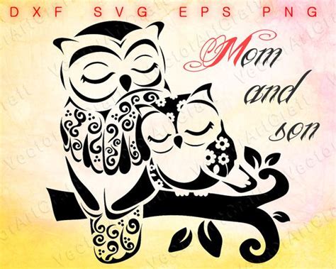 Mom And Son Svg File For Cricut Vector Files For Silhouette Adhesive
