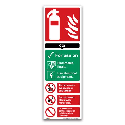 Fire Extinguisher Signs Fire Fighting Site Safety Sig
