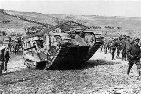 100 Year Anniversary Of The First Use Of The Tank In War Daily Mail
