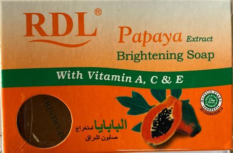 Rdl Papaya Soap 135 Gms Selvi Store