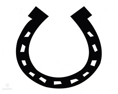 Horseshoe Silhouette Vector At Collection Of