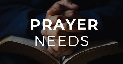 Prayer Needs Taber Evangelical Free Church