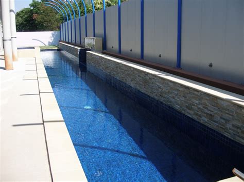 A pool can be built either above or in the ground, and from materials. Swimming Lap Pools Gallery - Aquazone Pools & Spas