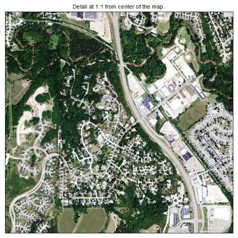 Aerial Photography Map Of Manhattan Ks Kansas