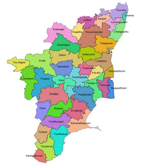 Tamil Nadu District Map Tamil Nadu Political Map Vrogue My XXX Hot Girl