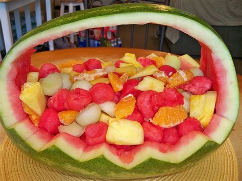 Watermelon Fruit Basket 6 Steps With Pictures