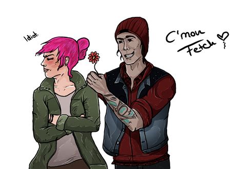 Infamous Second Son Fetch And Delsin Kiss