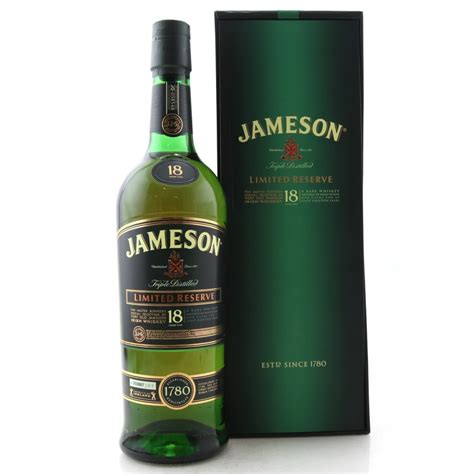 Jameson 18 Year Old Limited Reserve Whisky Auctioneer
