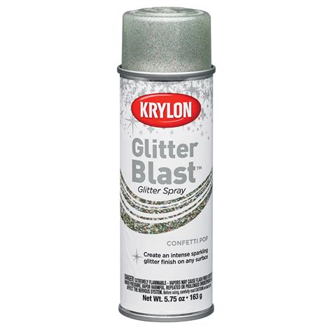 Krylon Glitter Blast Glitter Spray Paint, 5.7 oz., Confetti Pop ...