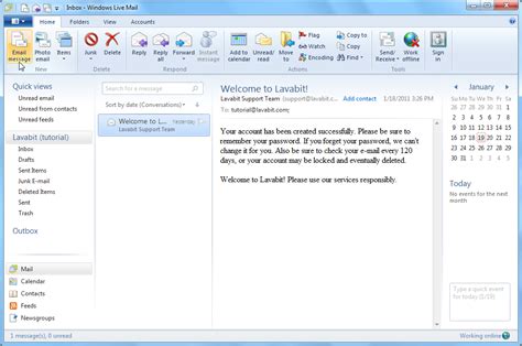 I'm using windows live mail since many years and never had any problem with it. Microsoft: Windows Live Mail 2012 will not connect to new ...