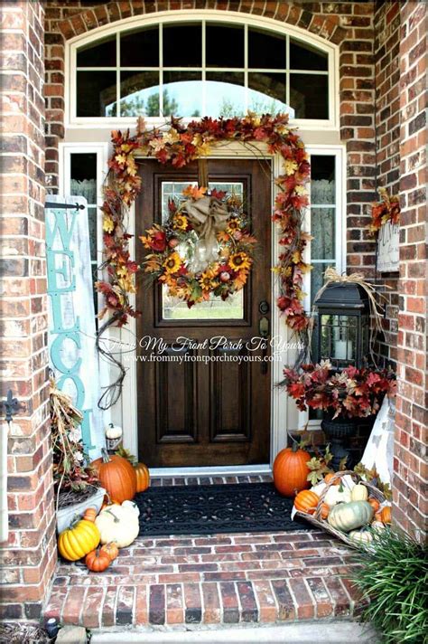 40 Amazing Ways To Decorate Your Front Door With Fall Style