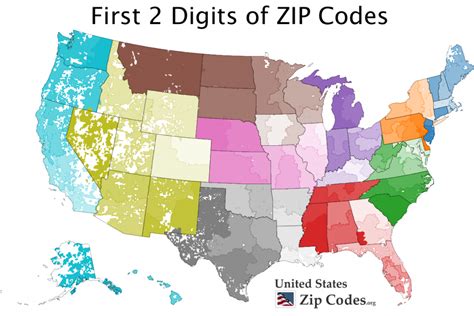 Printable United States Zip Code Map Printable Us Maps