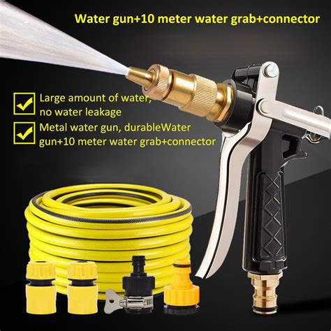Watering Equipment Garden And Outdoors High Pressure Water Spray Guncar Cleaning Kit Garden Hose