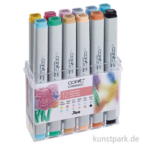 Once they've joined groups, you'll see them here. COPIC Marker Set 12er - Pastellfarben