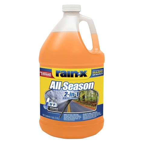 Rain X All Season 0 Degree Windshield Washer Fluid 1 Gallon