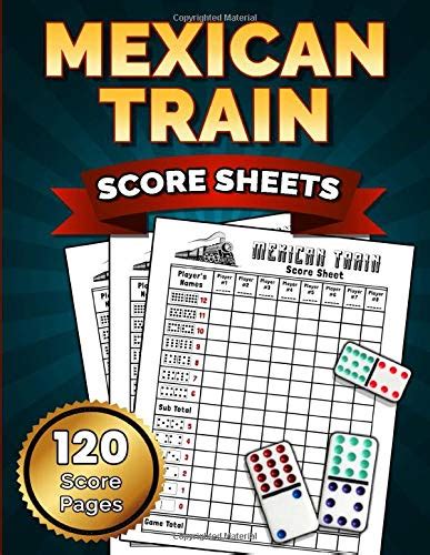 Mexican Train Score Sheets Great 120 Mexican Train Score Sheets 85 X