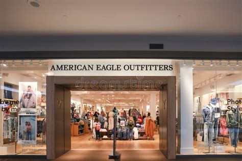 American Eagle Outfitters Store Front Editorial Stock Image Image Of