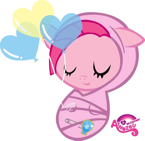 Newborn Pinkamina Pie Asleep By Atnezau On Deviantart My Little Pony