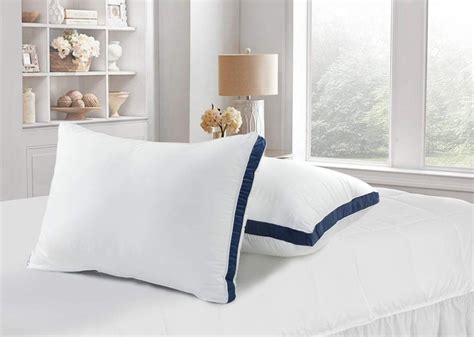 Gusset Pillows Pillow 2 Pack Hypoallergenic Cotton Blend Cover