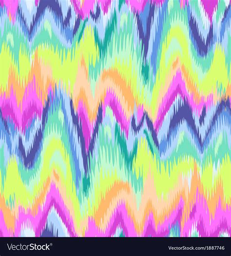 Download Rainbow chevron ikat pattern Royalty Free Vector Image