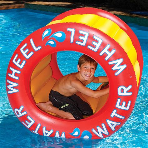 Water Wheel 9089 By Swimline Inflatable Pool Toy Raft For Kids E Z