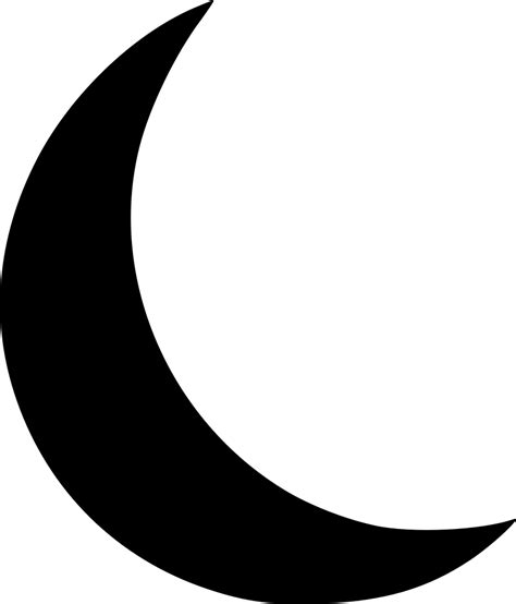 Moon Svg Png Icon Free Download (#438105) - OnlineWebFonts.COM