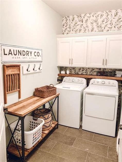 35 Laundry Room Makeover Ideas For Your Dream House  Laundry room remodel, Laundry room