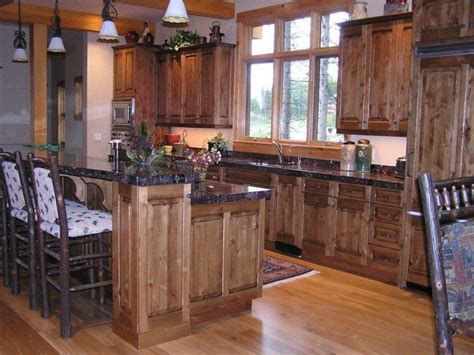 Alder Wood Cabinets Rustic House Alder Kitchen Cabinets