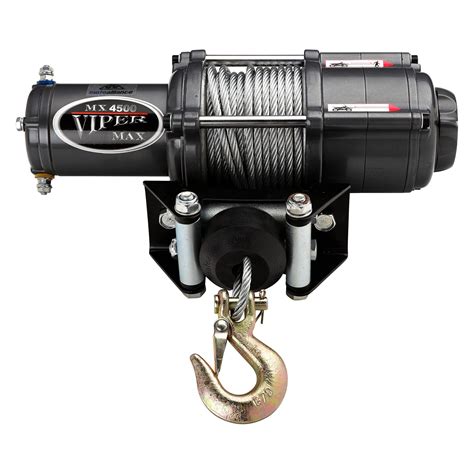 Viper Winches Mx4500 Max 4500 Lbs Winch With 50 Steel Cable