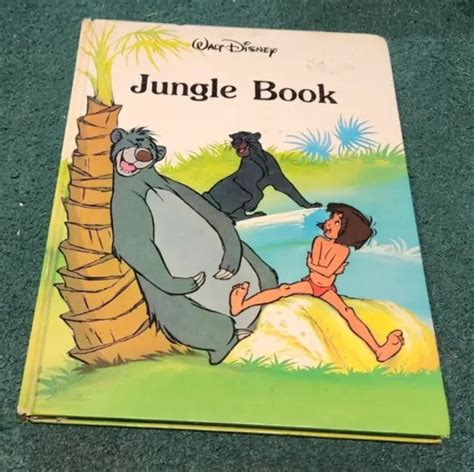 Vintage The Jungle Book Walt Disney 1986 Hardcover By Twin Books 21