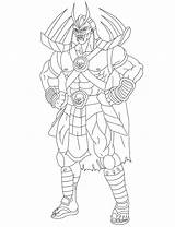 Mortal Kombat Cyrax sketch template